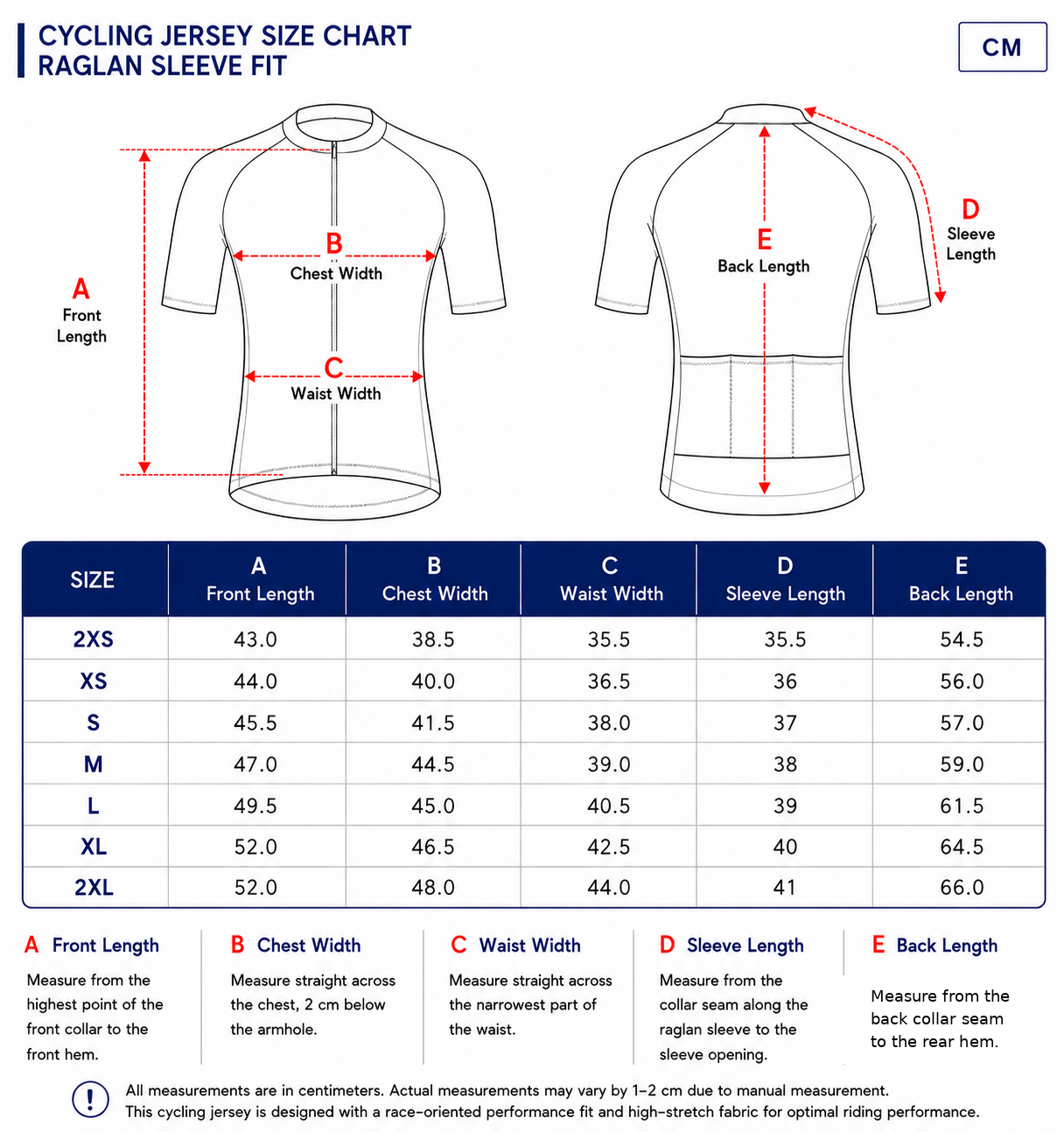Ocean Gradient Pro Jersey - Raglan sleeve